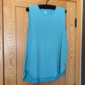 Lands End Teal sleeveless tee